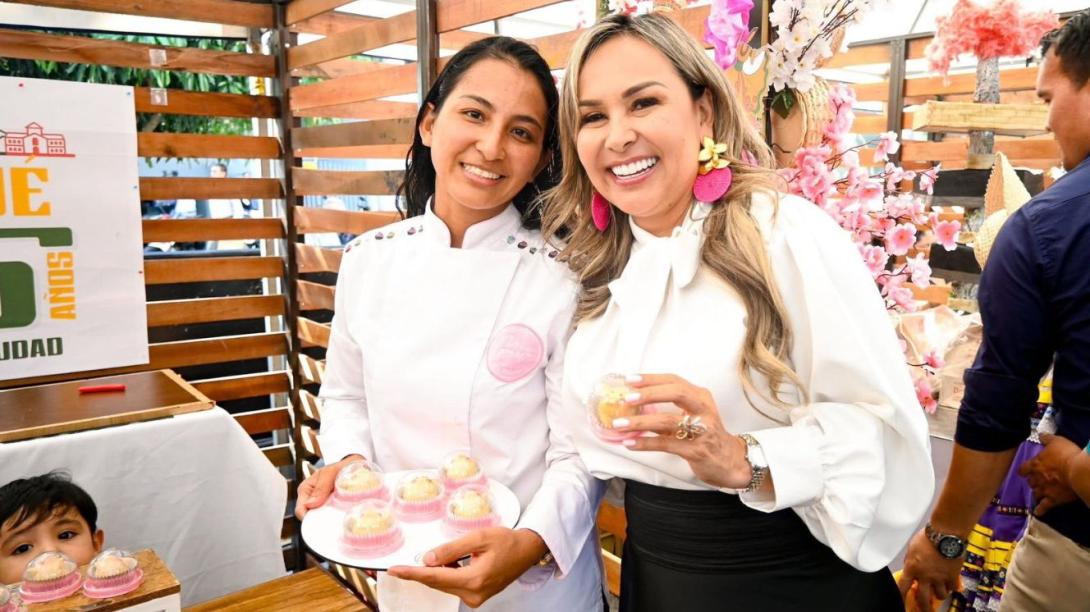 Nelphy y alcaldesa