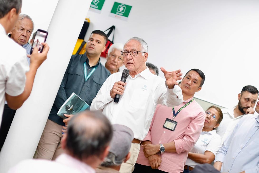 Visita al hospital Santa Lucía de Cajamarca.