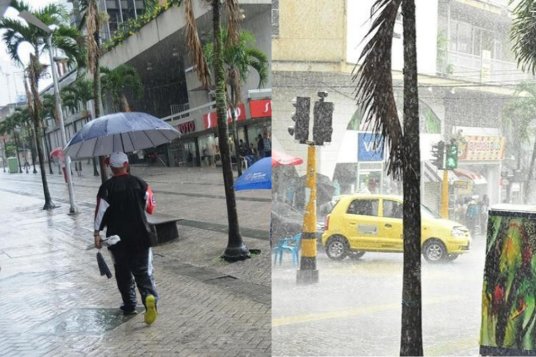 Lluvias en Ibagué. 