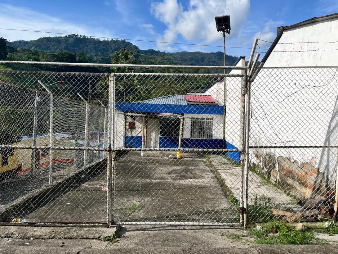 Puesto de salud del barrio El Bosque.