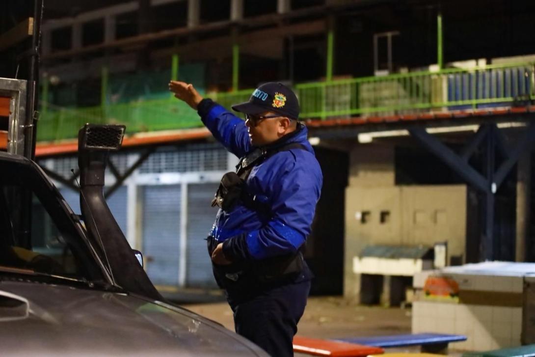Puestos de control de movilidad en Ibagué. 