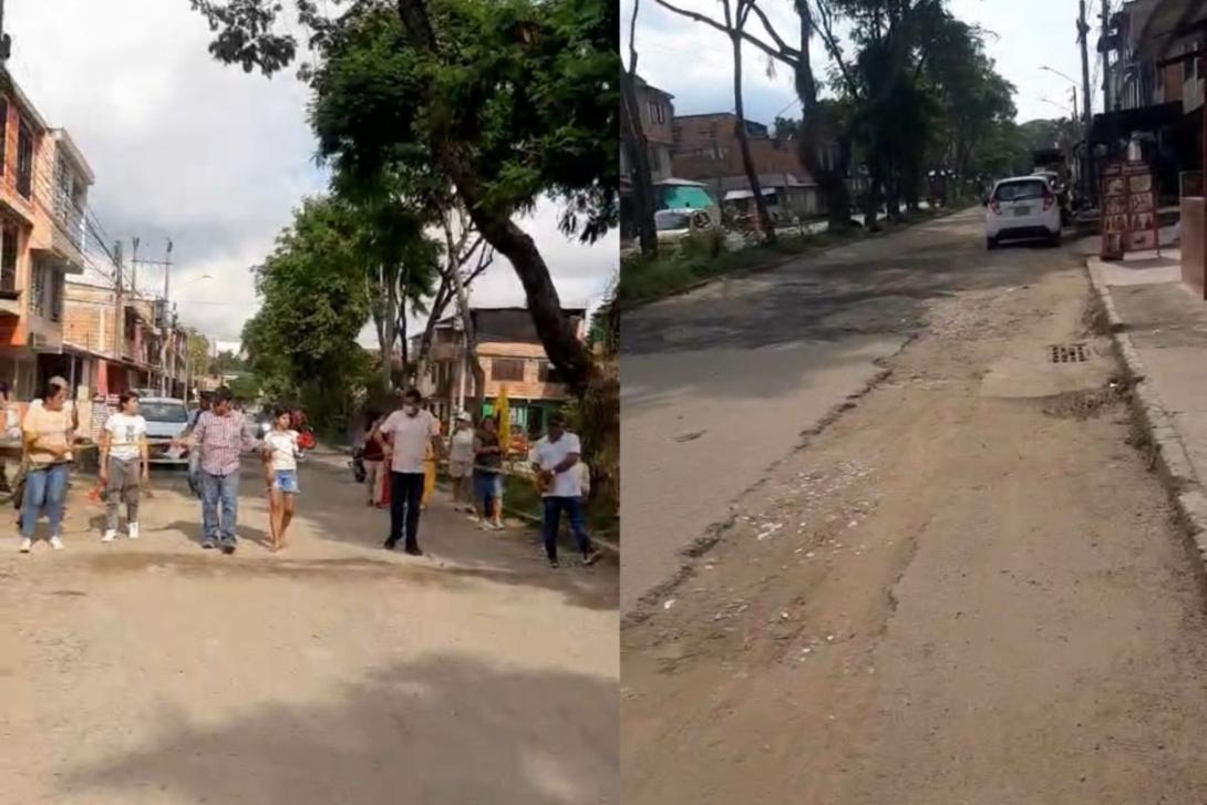 Comunidad la urbanización La Esperanza.