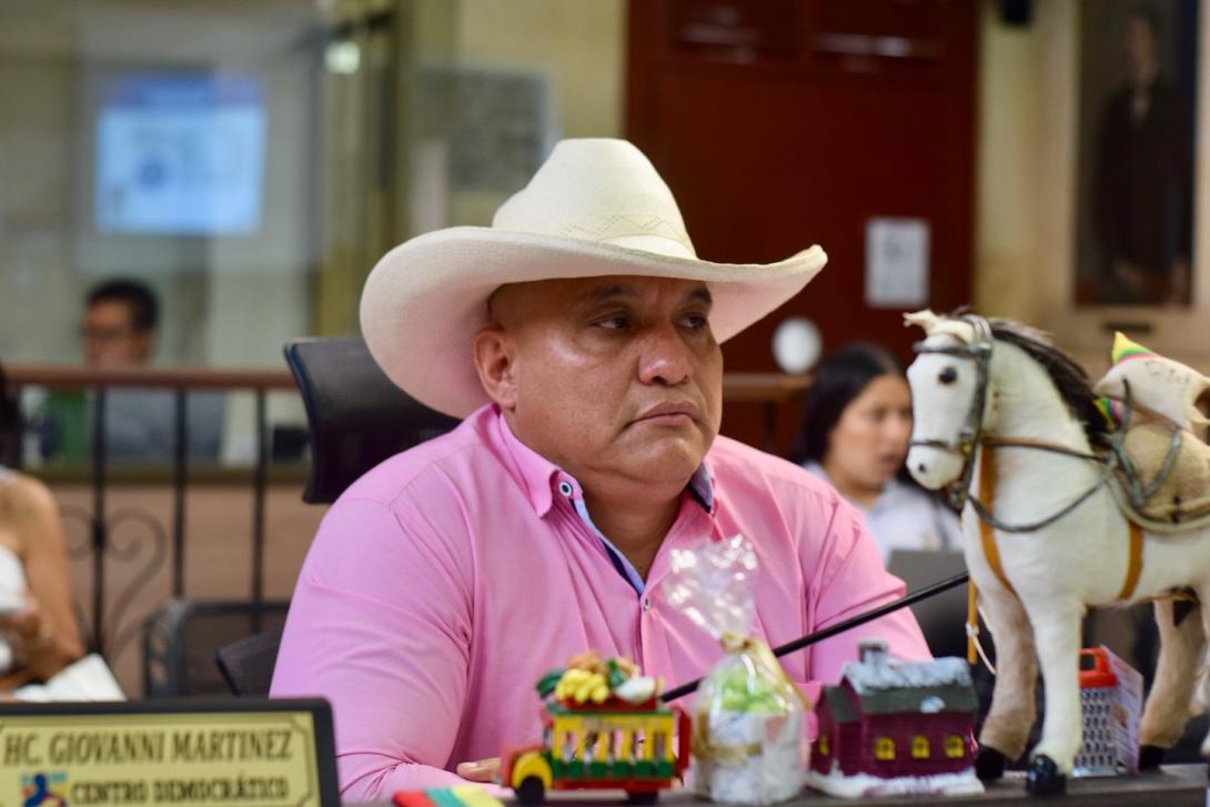 concejal giovany martinez