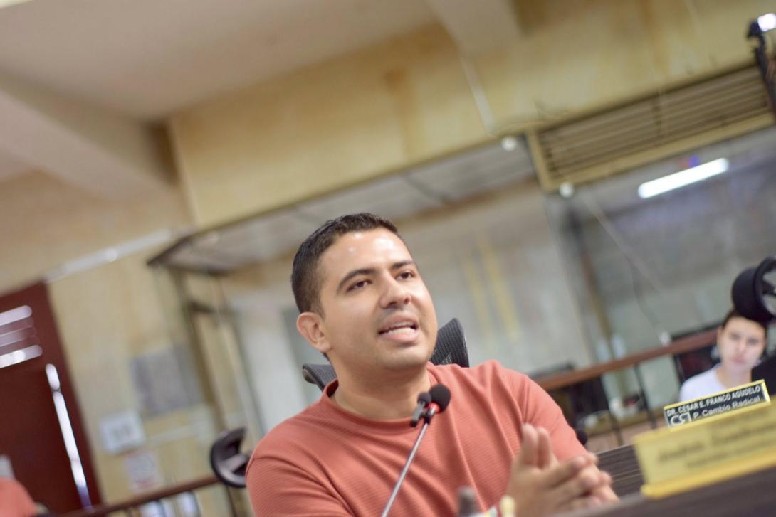 Concejal Andrés Zambrano. 