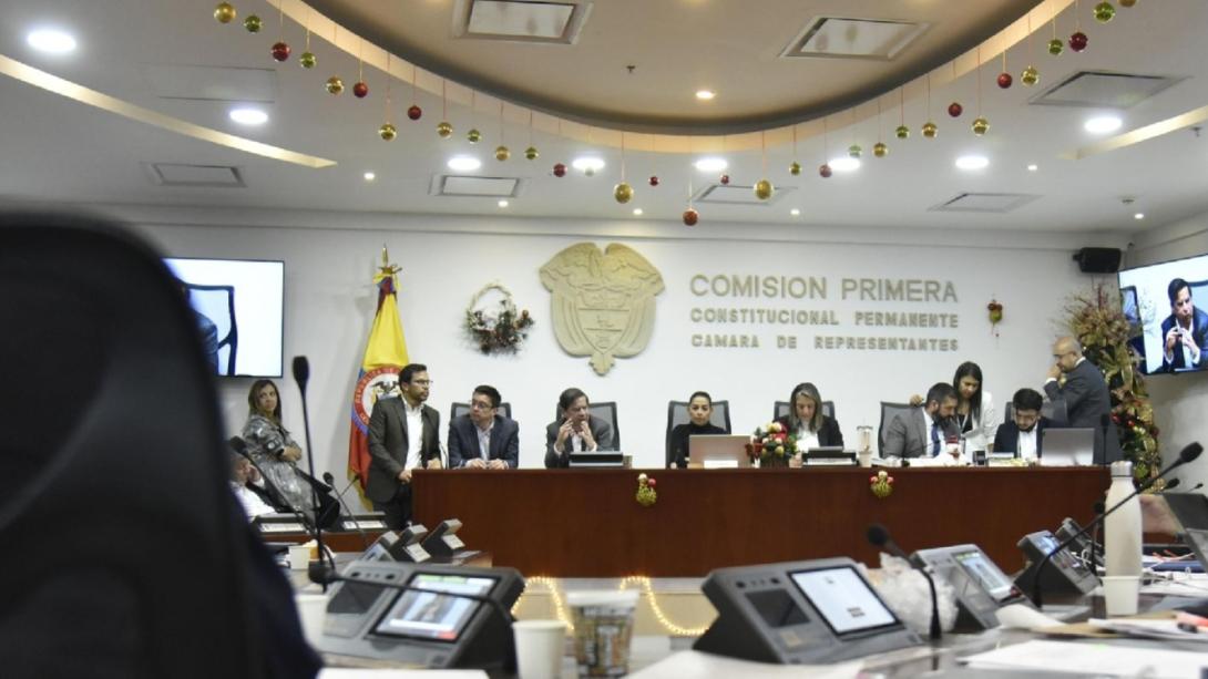 Comisión Primera Cámara de Representantes.