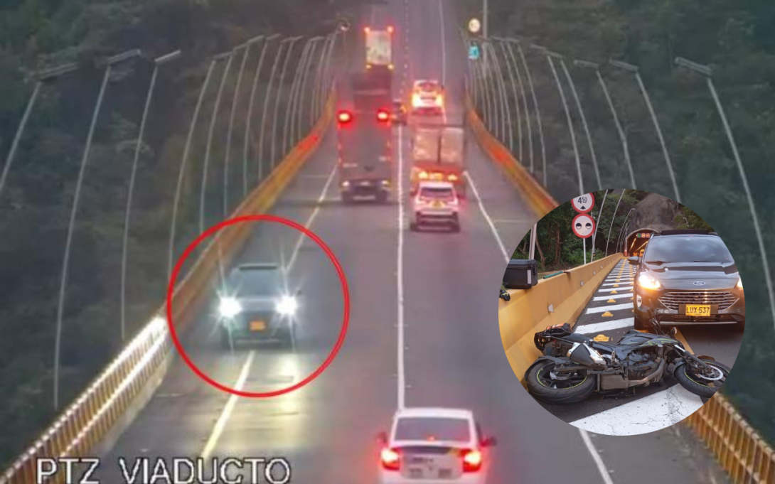 Contravía en Gualanday