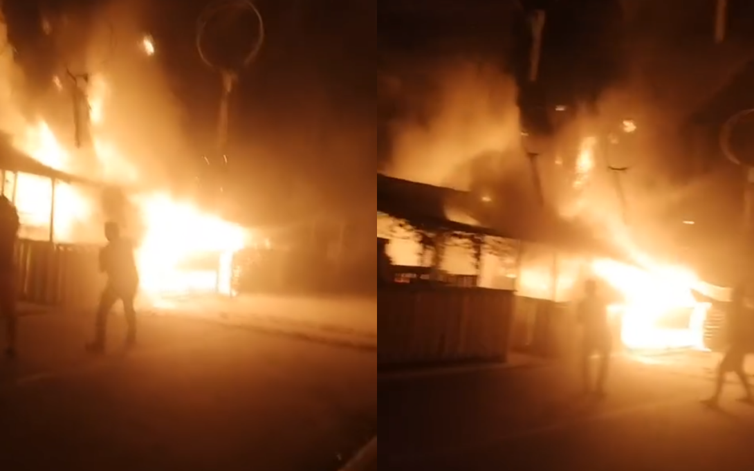 Incendio San Bernardo