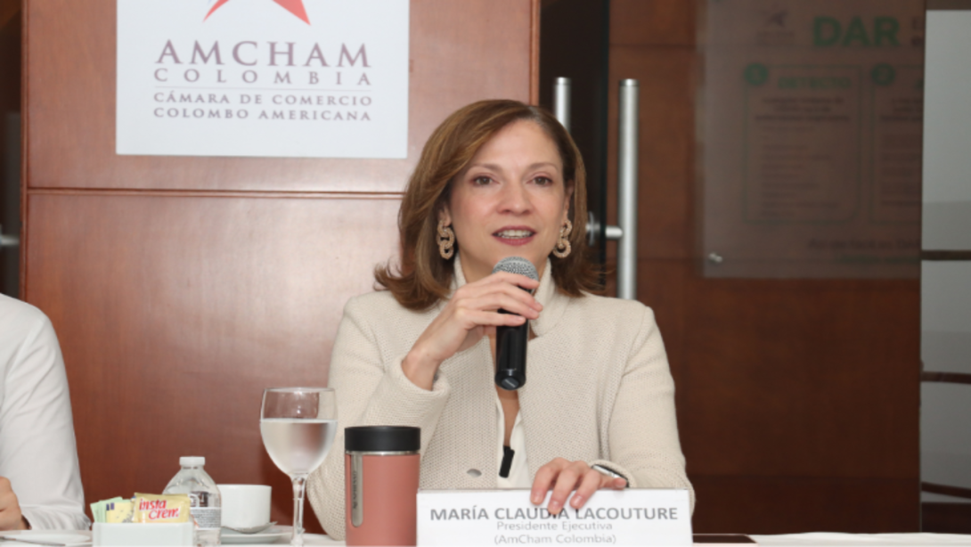 María Claudia Lacouture, presidenta ed AmCham Colombia.