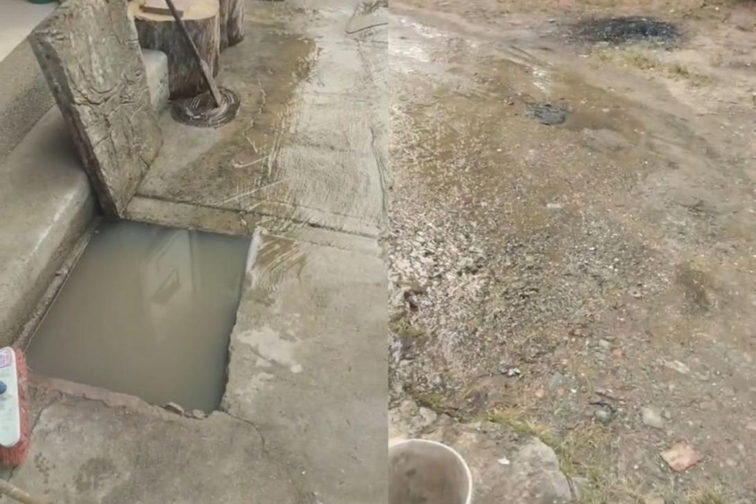 fuga de aguas negras 