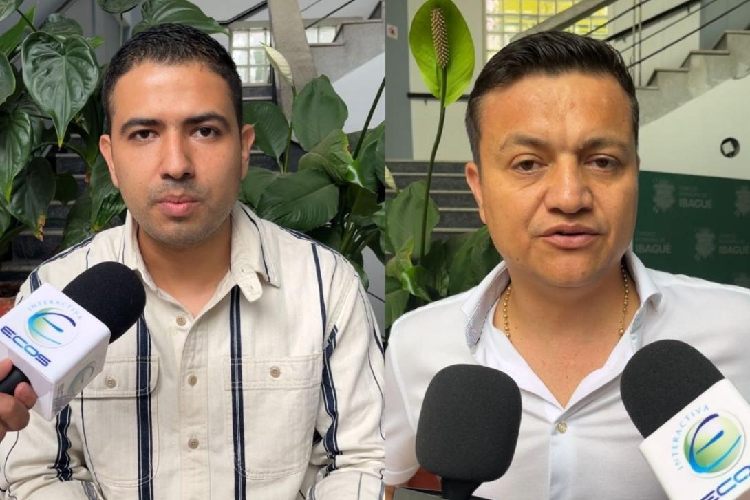 Concejal Andrés Zambrano y Arturo Castillo. 