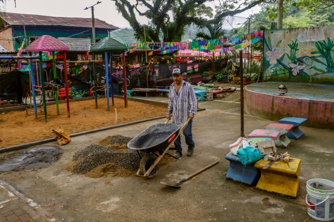 Sin contratiempos avanza las obras del Parque de San Bernardo