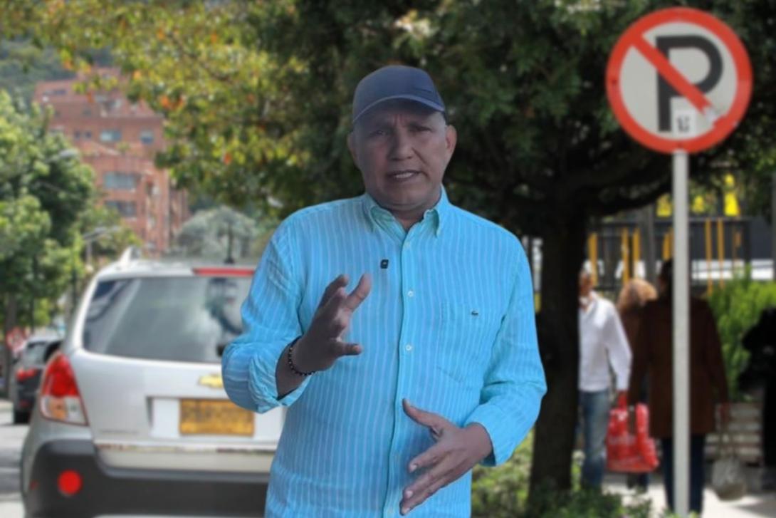 Concejal William Rosas y zonas de parqueo 