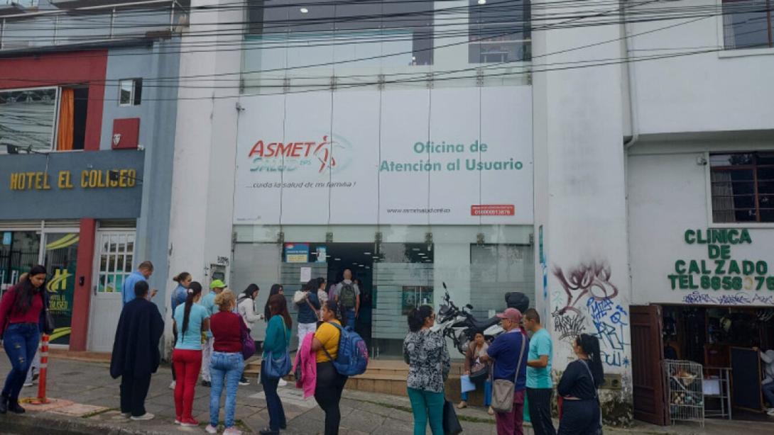 Detectan iregularidades en la intervención de Asmet Salud EPS.