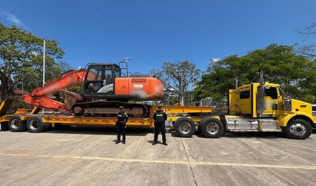 Maquinaria incautada