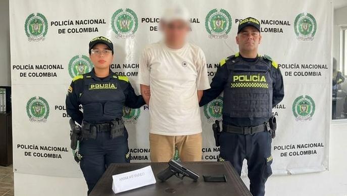 Capturado porte de armas