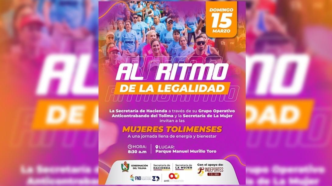“Al Ritmo de la Legalidad”: jornada para celebrar a las mujeres tolimenses 