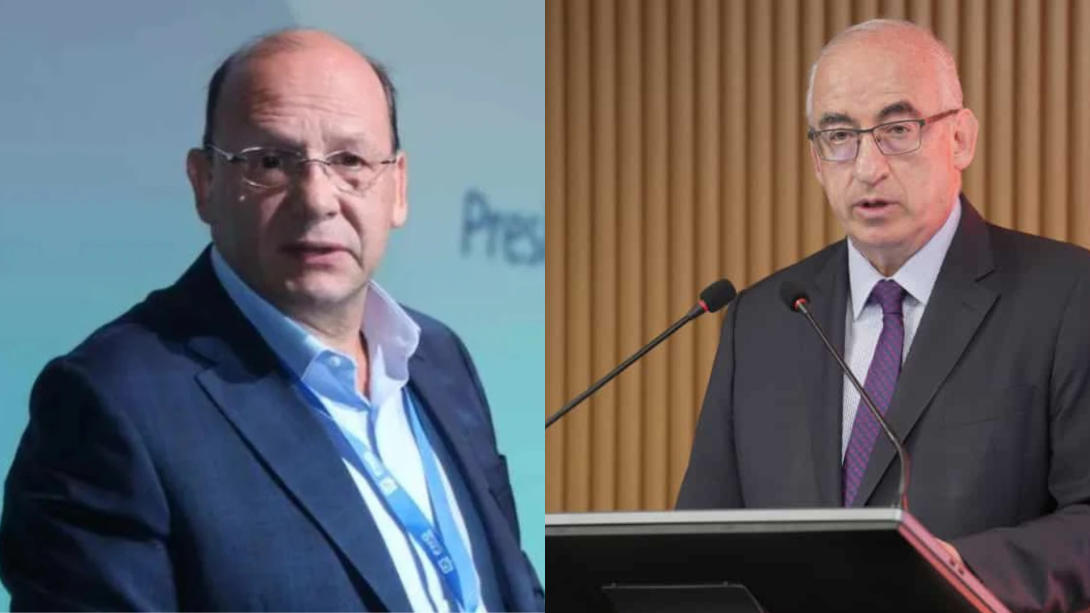 Germán Ávila, ministro de Hacienda, Leonardo Villar, gerente del Banco de lka República.