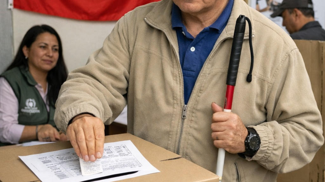 Los requisitos para que las personas con dicapácidad visual puedan votar.