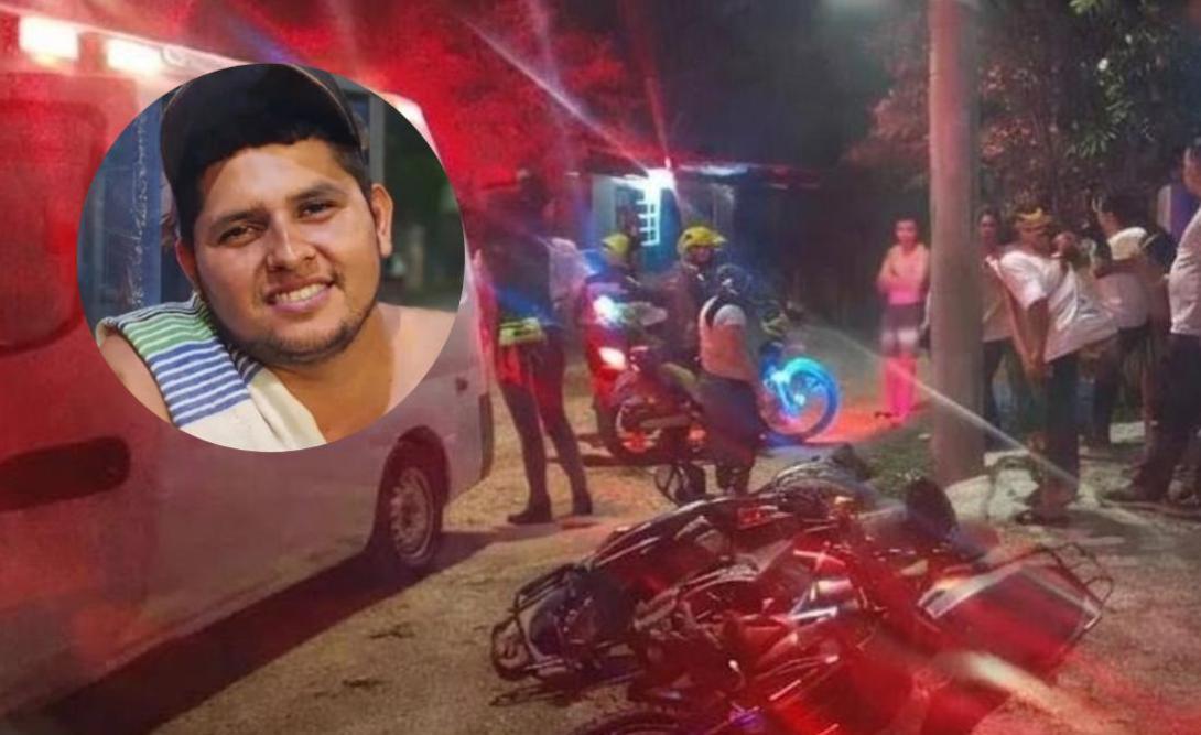 Motociclista fallecido