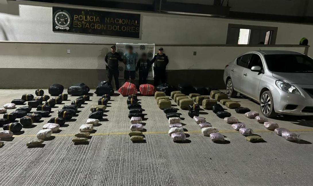 Capturados marihuana