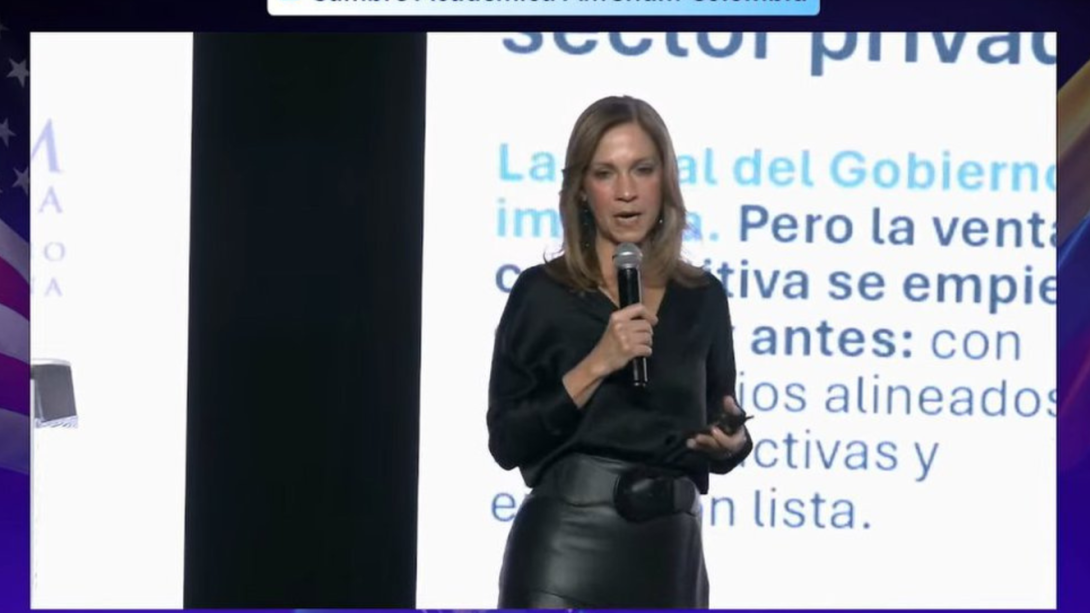María Claudia Lacouture, presidente AmCham Colombia.