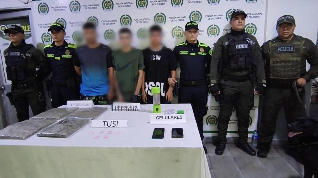 Capturados microtráfico