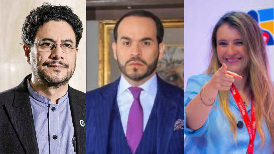 Las tres opciones de los colombianos para llegar a la Presidencia de la República, Iván Cepeda, Abelardo de la Espriella y Paloma Valencia.