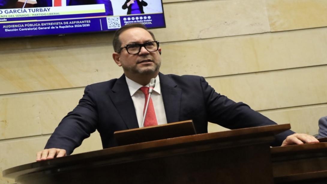 Lidio Gracía, presidente del Senado