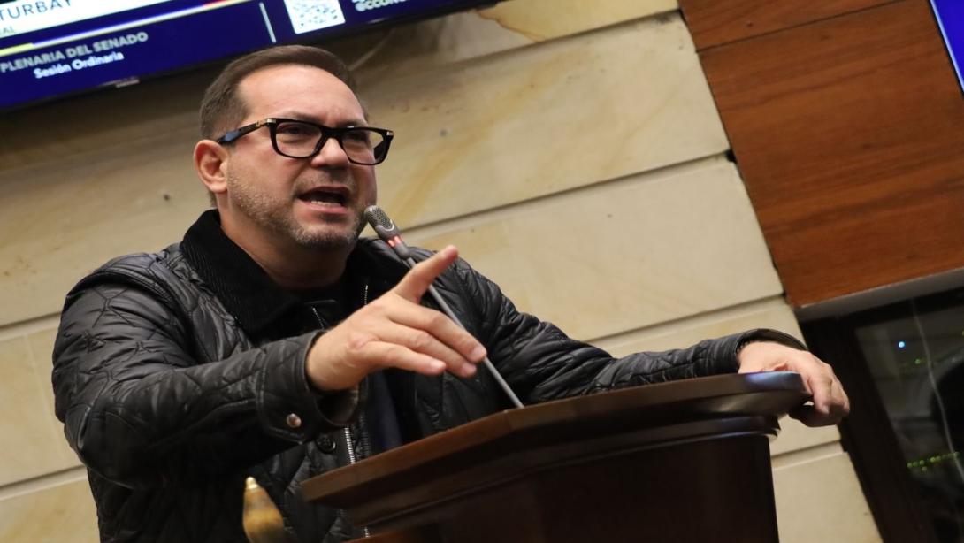 Lidio García, presidente del Senado