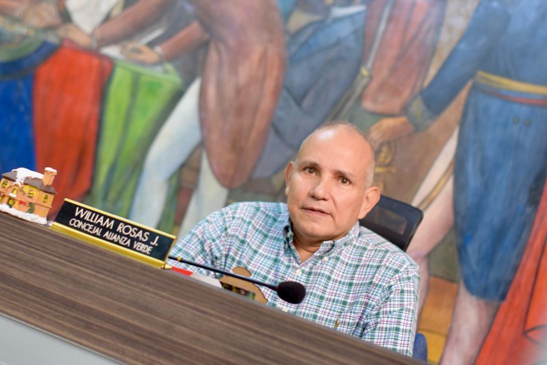 William Rosas sobre la marcha carnaval