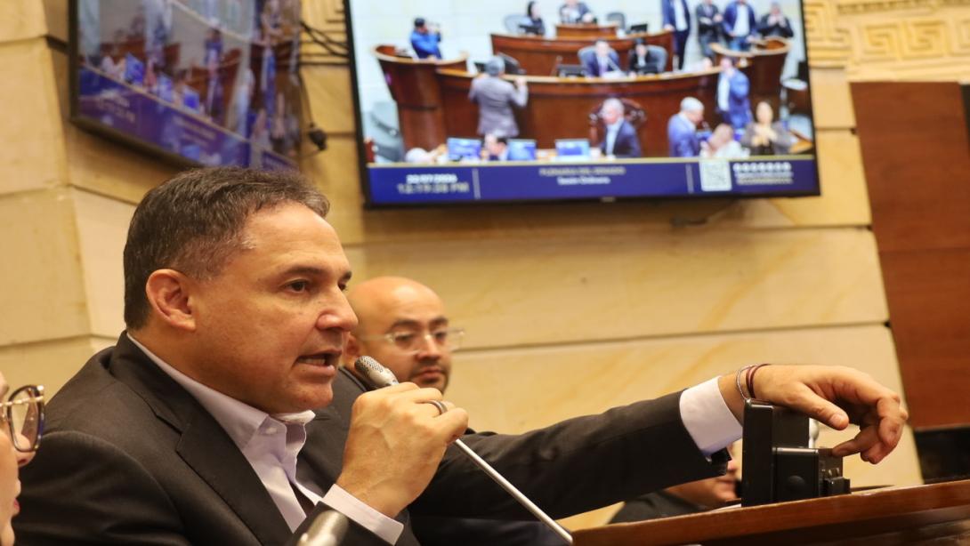 Honorio Henríquez., presidente del Congreso