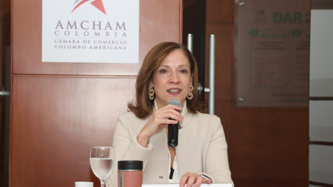 María Claudia Lacuture, presidente AmCham Colombia.