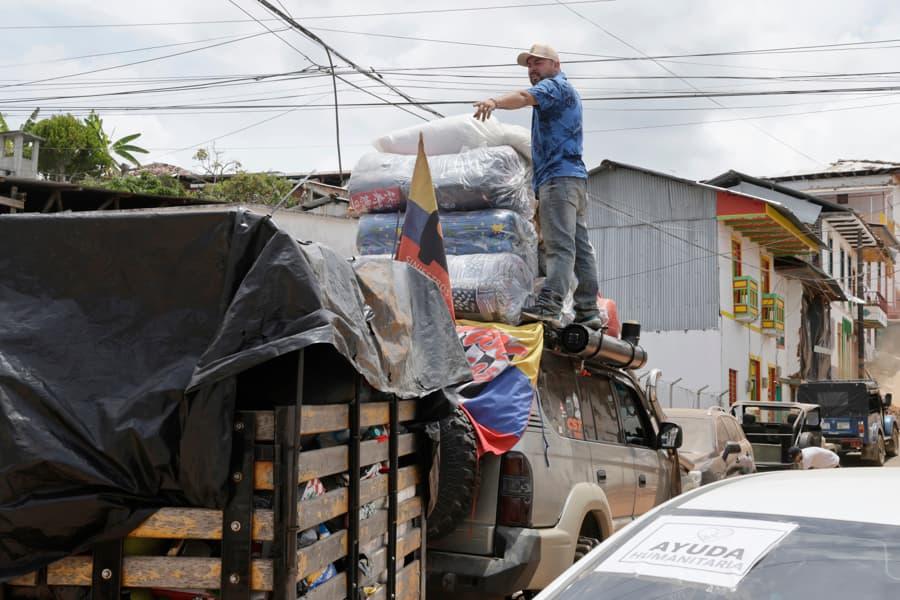 30 toneladas de ayuda llegan a Ortega, uno de los municipios más golpeados por la emergencia