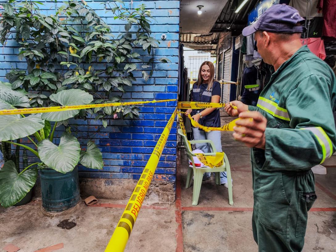 Cierran temporalmente puntos afectados en las plazas La 21 y El Jardín tras el terremoto