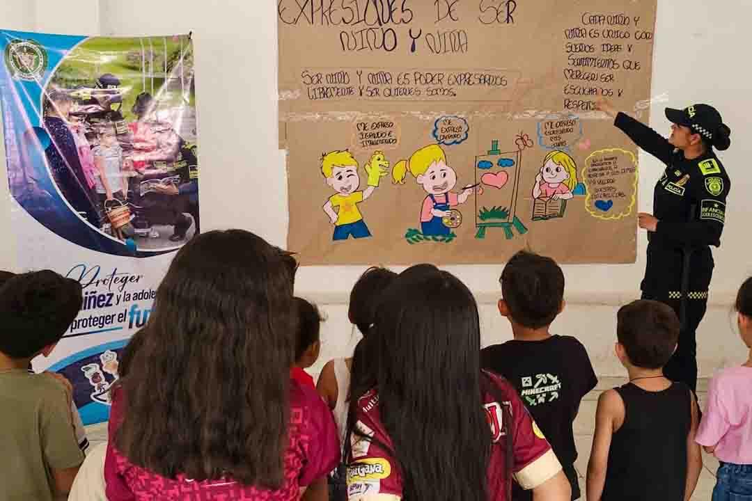 carabineros niños