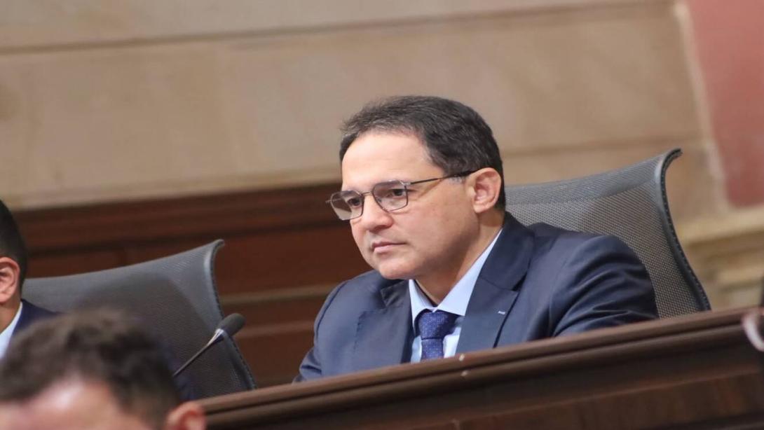 Honorio Henriquez, presidsente dsel Senado.