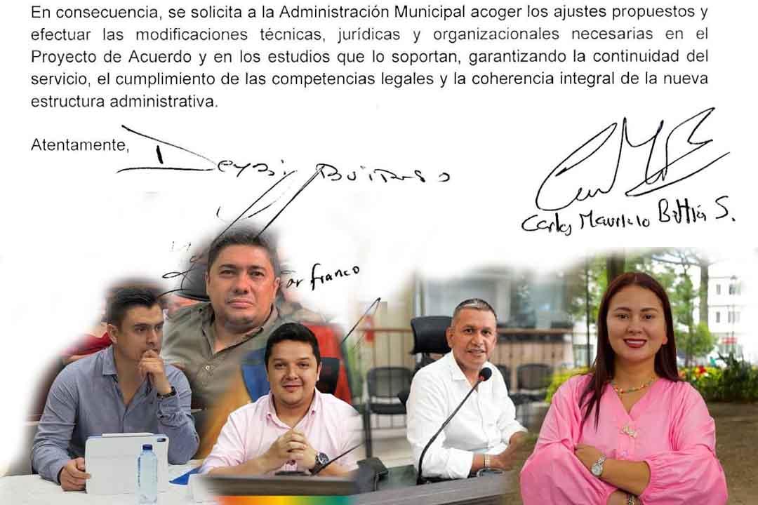 Concejales presentan propuesta