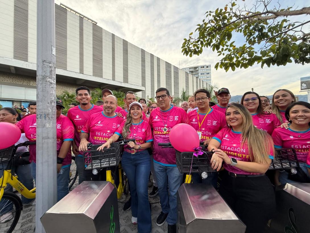 Ibagué estrena su primera estación inteligente de bicicletas públicas