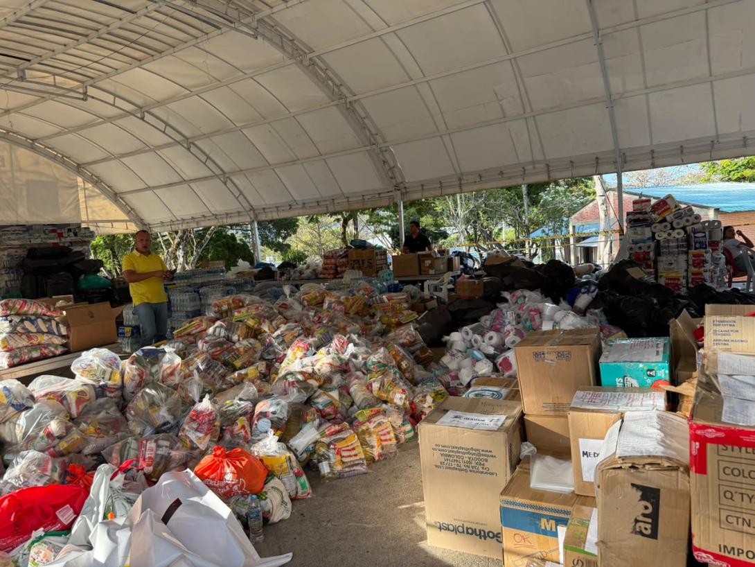 Ibagué se mueve por los damnificados y así se organizan las ayudas en el Parque Deportivo
