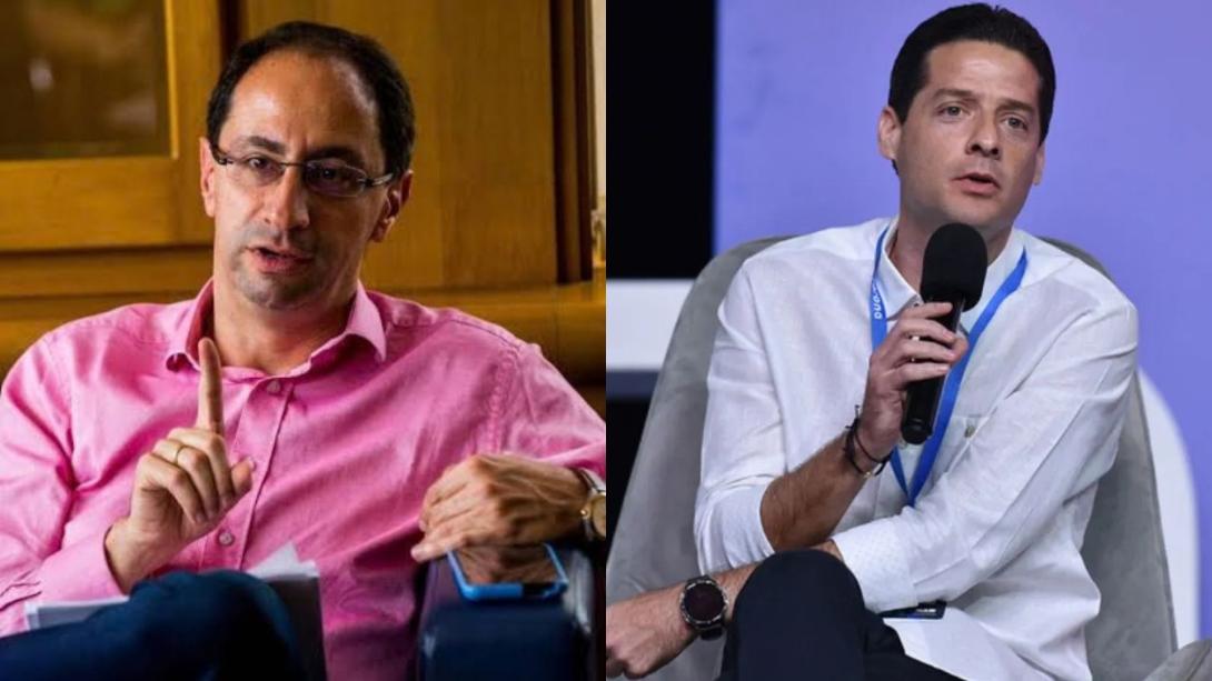 José Manuel Restrpo, vicepresidente y Mauricio Gómez, ministro de Conercio, Industria y Turismo.