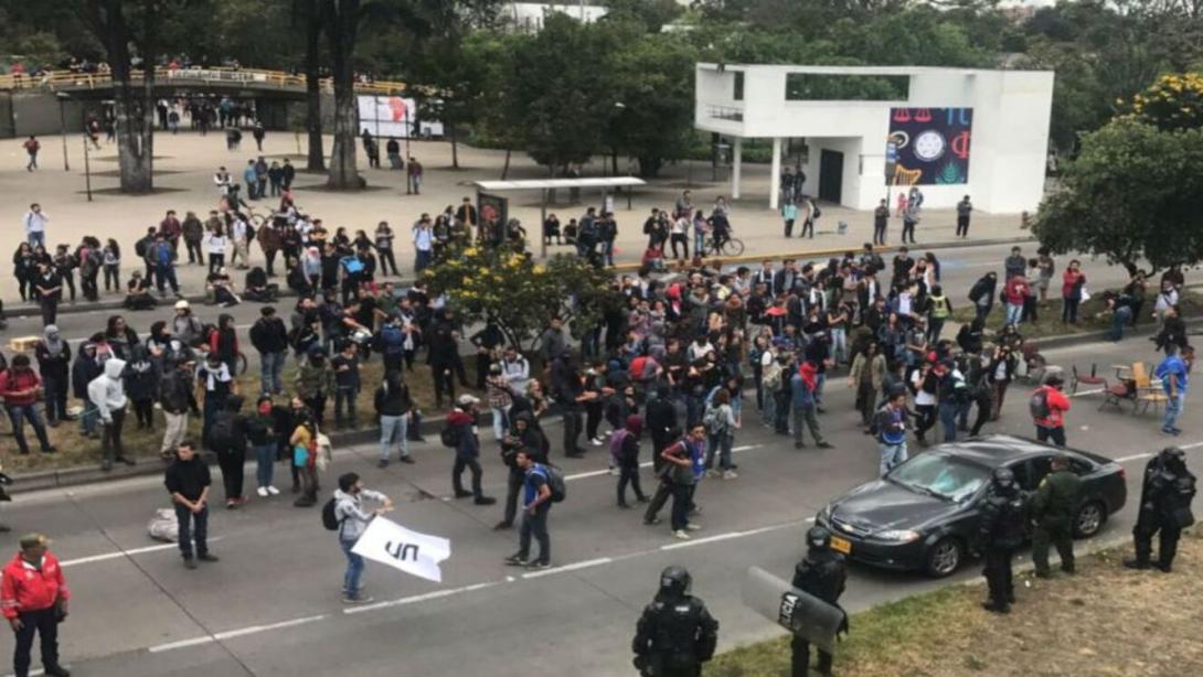Un control la protesta universitaria anunció el presidente Abelardo de la Esperiella.