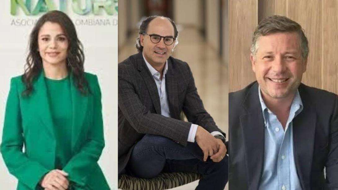 Luz Stella Murgas, Juan Carlos Nariño y Carlos de Hart, candidatos a la presidencia de la ANDI 